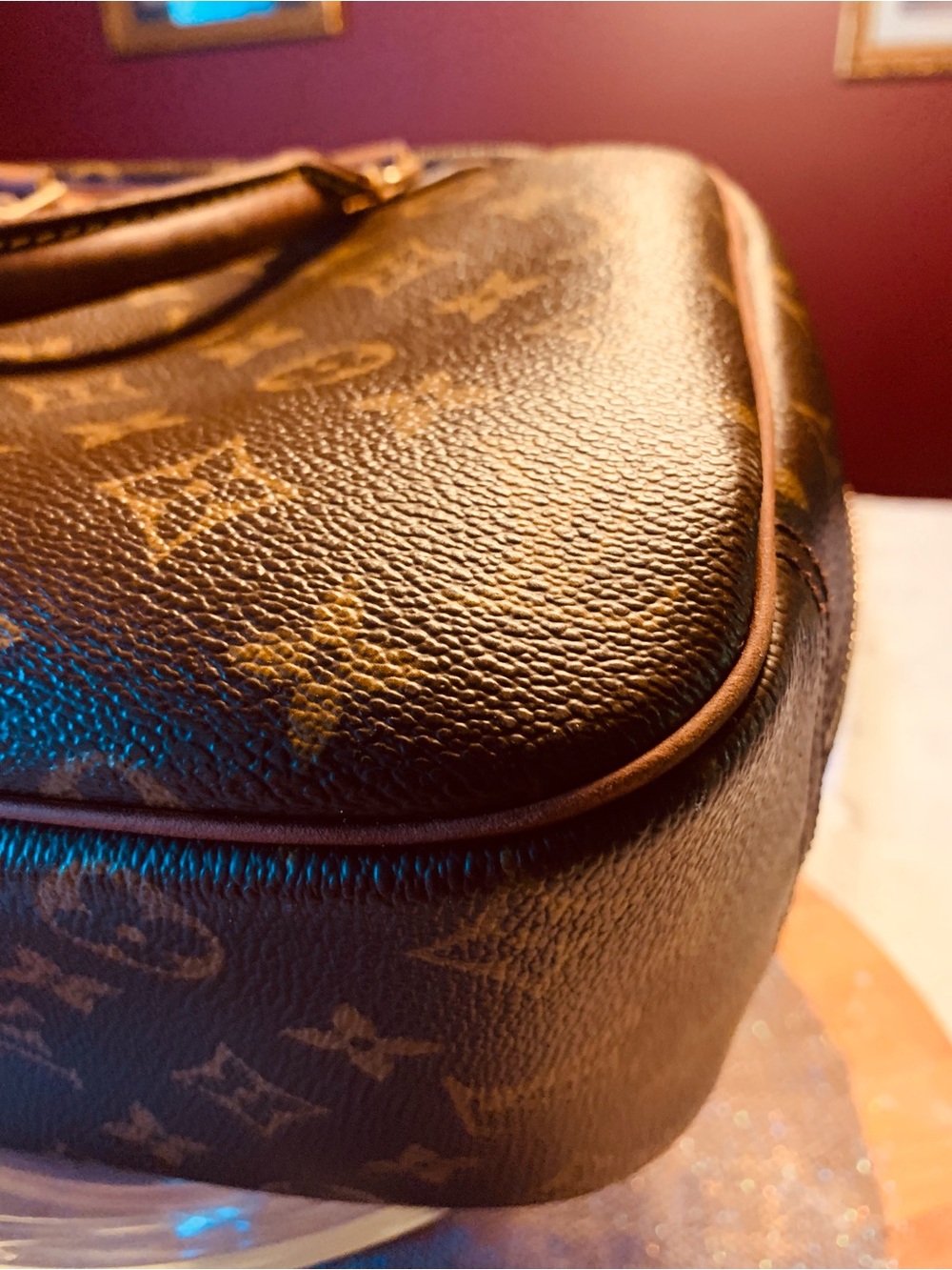 Louis Vuitton Authentic Vintage Monogram Canvas Trouville COA by Legitgrails. - Picture 13 of 17